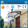 transparent plastic awning and canopies for UV protection